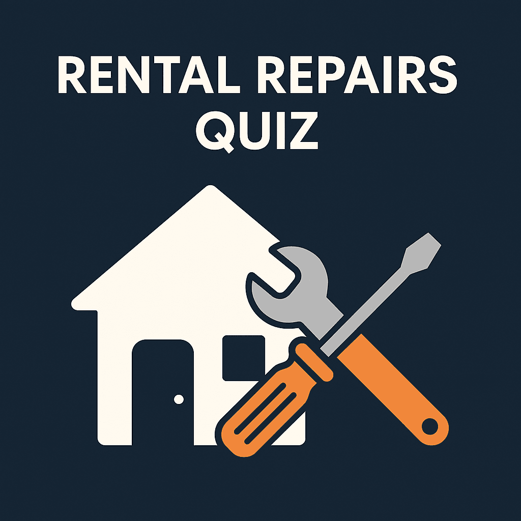 property management rental repair request quiz