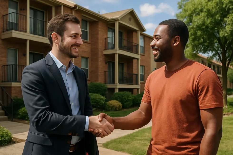 Property managers and tenants building trust in a stabilized Houston rental environment